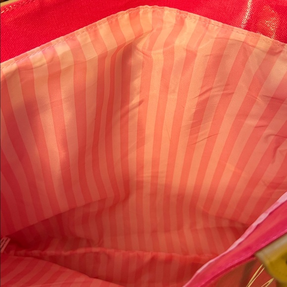 Victoria's Secret Make Me An Angel Vinyl Pink Weekender Tote Bag - Picture 8 of 10